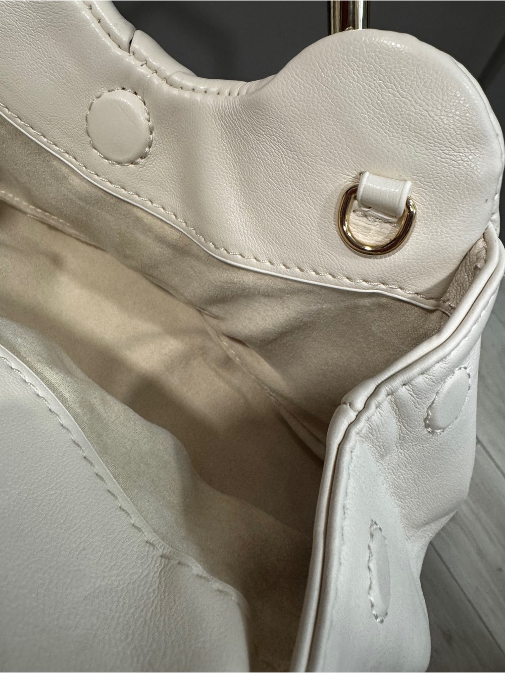 ✨ NWT Chic Deco-Inspired Vegan Leather Crossbody Clutch ✨ - Picture 6 of 7